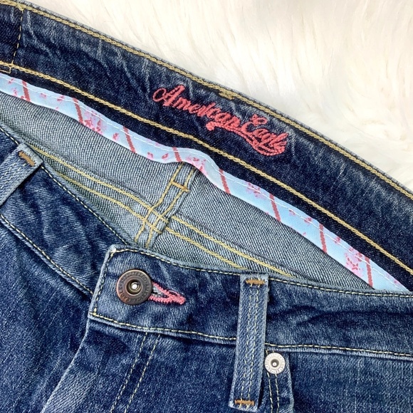 🚫SOLD! 👖I•AEO🦅•I Limited Blue Issued Crop Jean - Picture 8 of 8